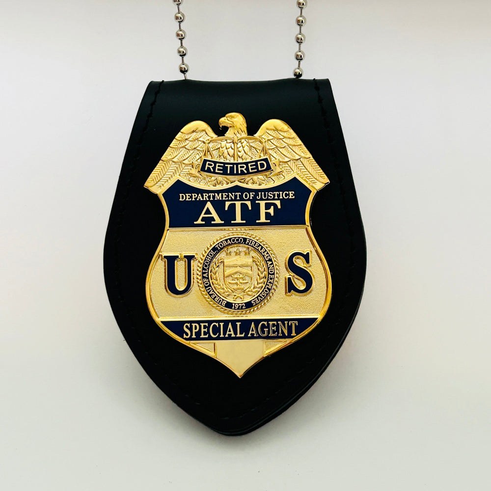 ATF Special Agent Retired Badge Premium Enamel Museum Quality