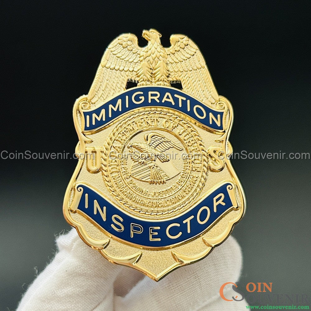U.S. INS Immigration Inspector Badge Museum Quality