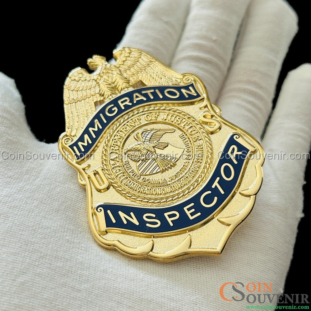 U.S. INS Immigration Inspector Badge Museum Quality
