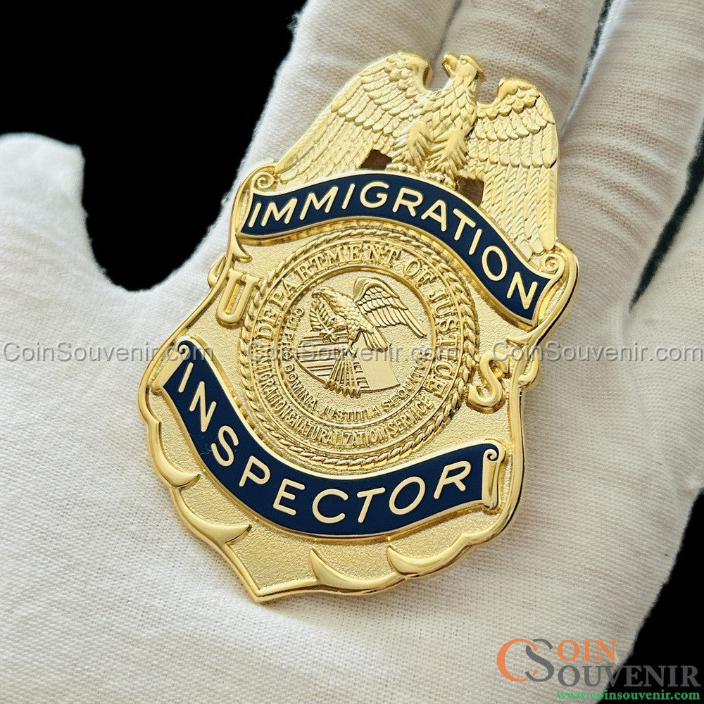 U.S. INS Immigration Inspector Badge Museum Quality