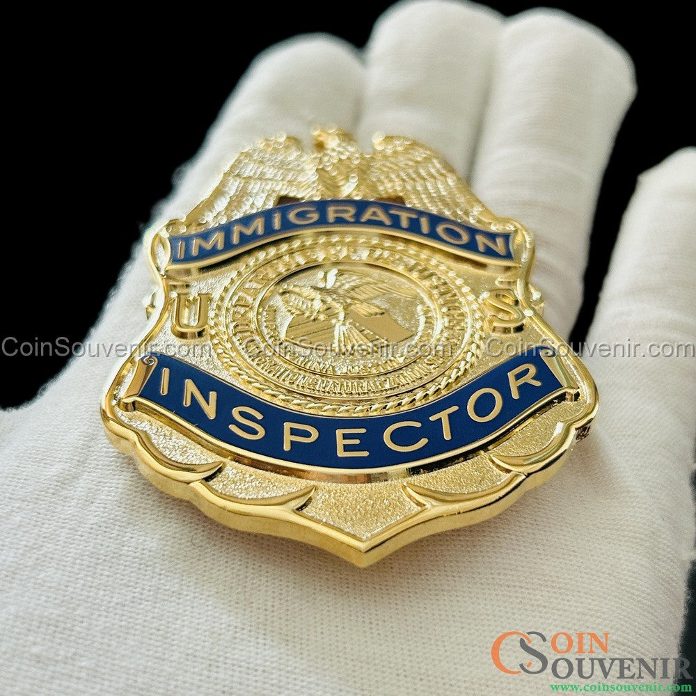 U.S. INS Immigration Inspector Badge Museum Quality