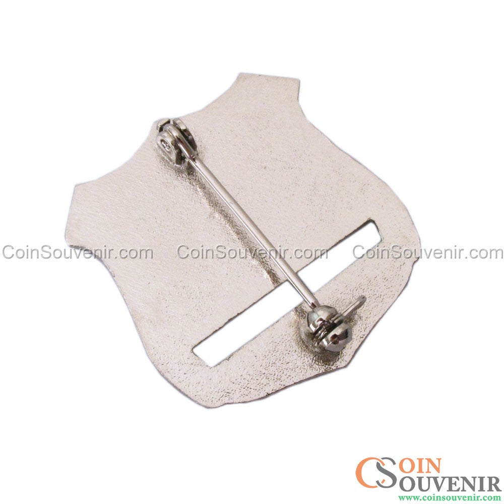 NYPD Mini-Höflichkeitsabzeichen, Familienmitgliederschild, 1,25 Zoll, mit Zahlen von 0–9