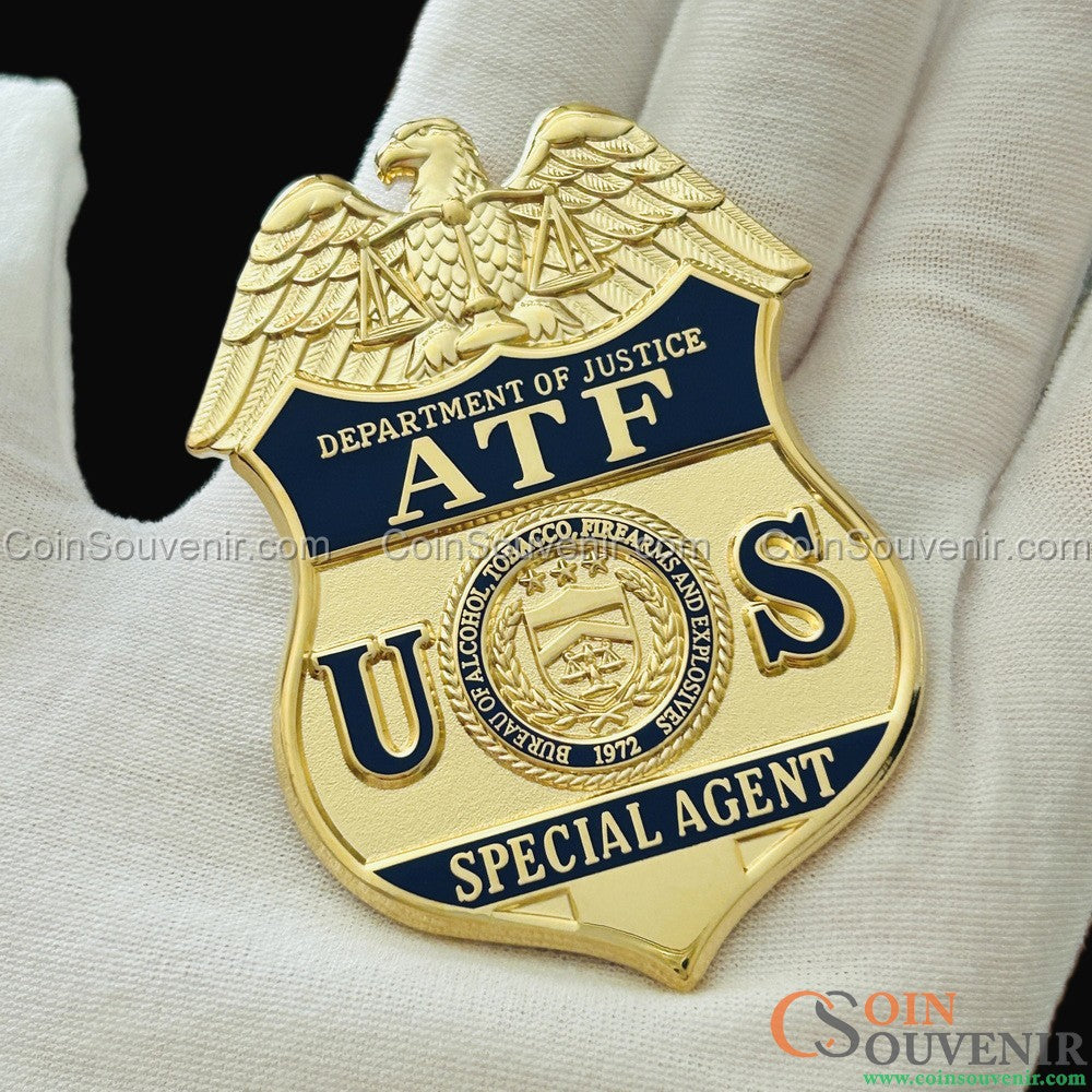 ATF Special Agent Badge Premium Enamel Exact Replica