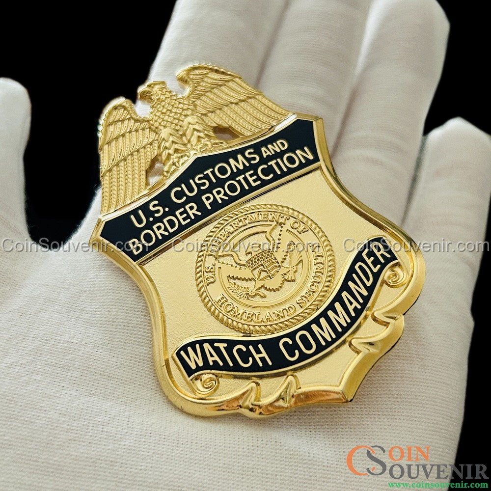 US CBP Watch Commander Badge Premium Enamel Museum Quality