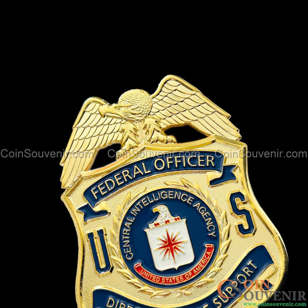 CIA DS Directorate of Support Federal Officer Badge