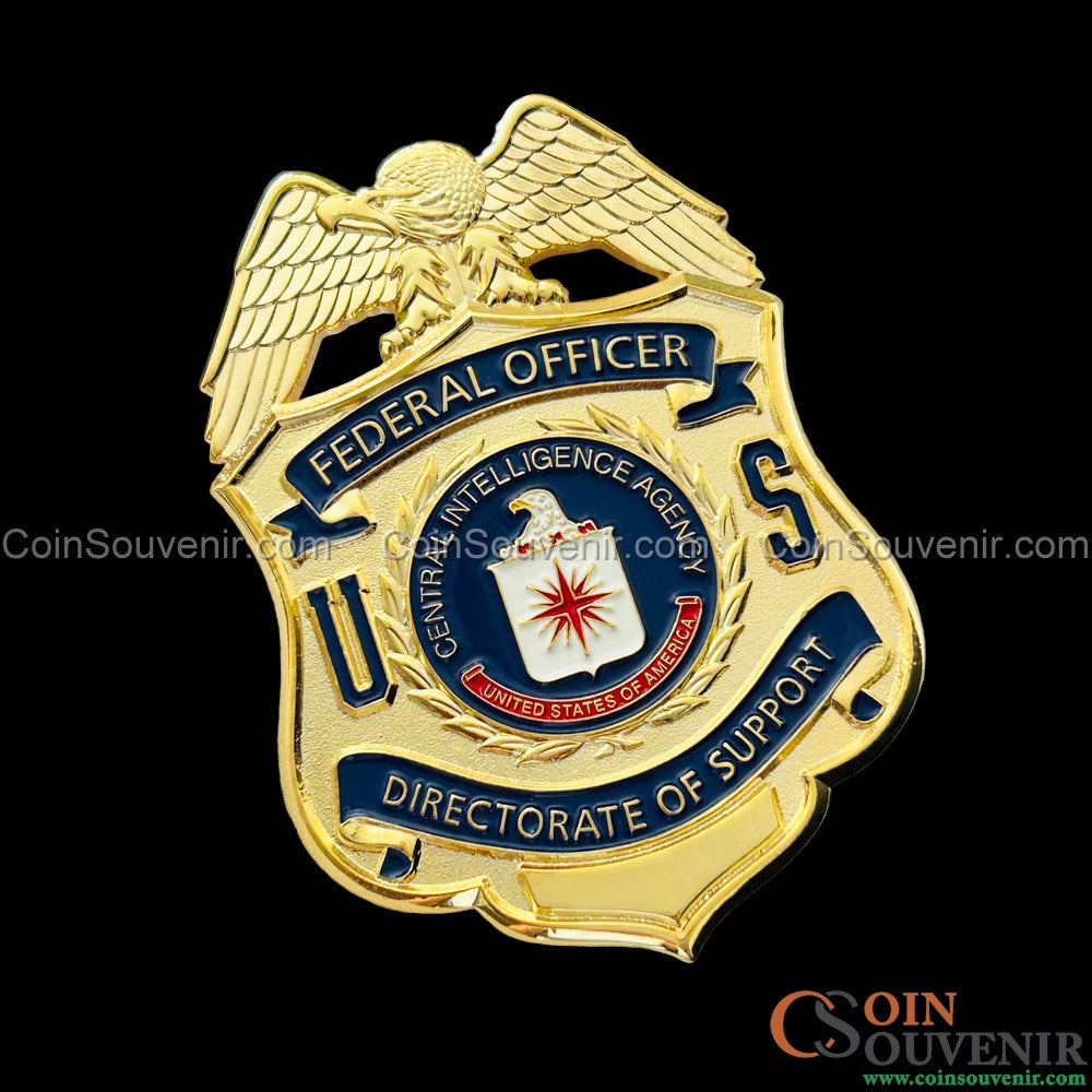 CIA DS Directorate of Support Federal Officer Badge