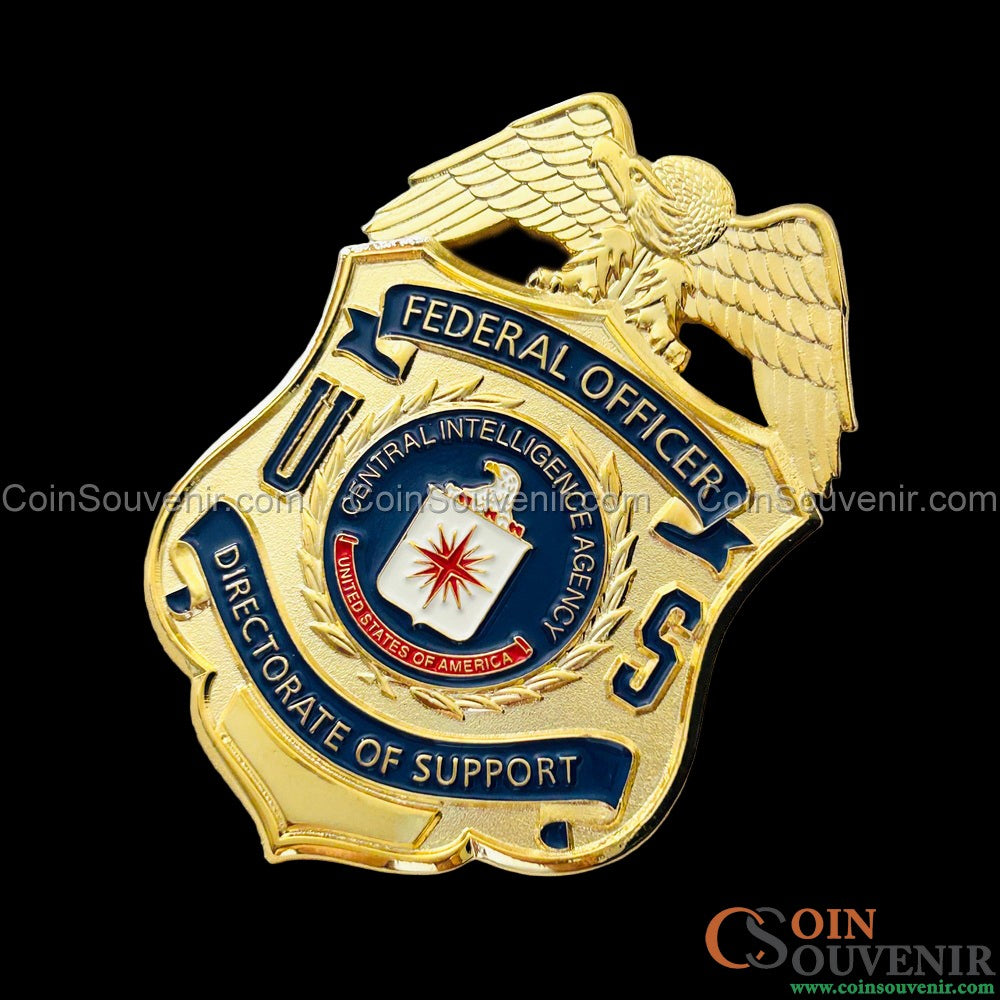 CIA DS Directorate of Support Federal Officer Badge