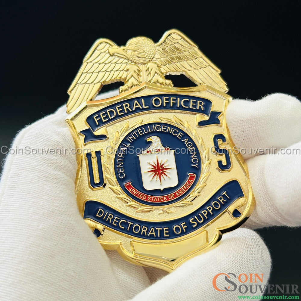 CIA DS Directorate of Support Federal Officer Badge