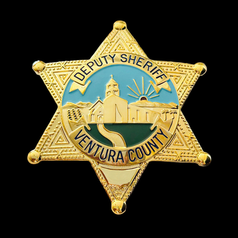 VCSO Ventura County Deputy Sheriff Star Badge Museum Quality