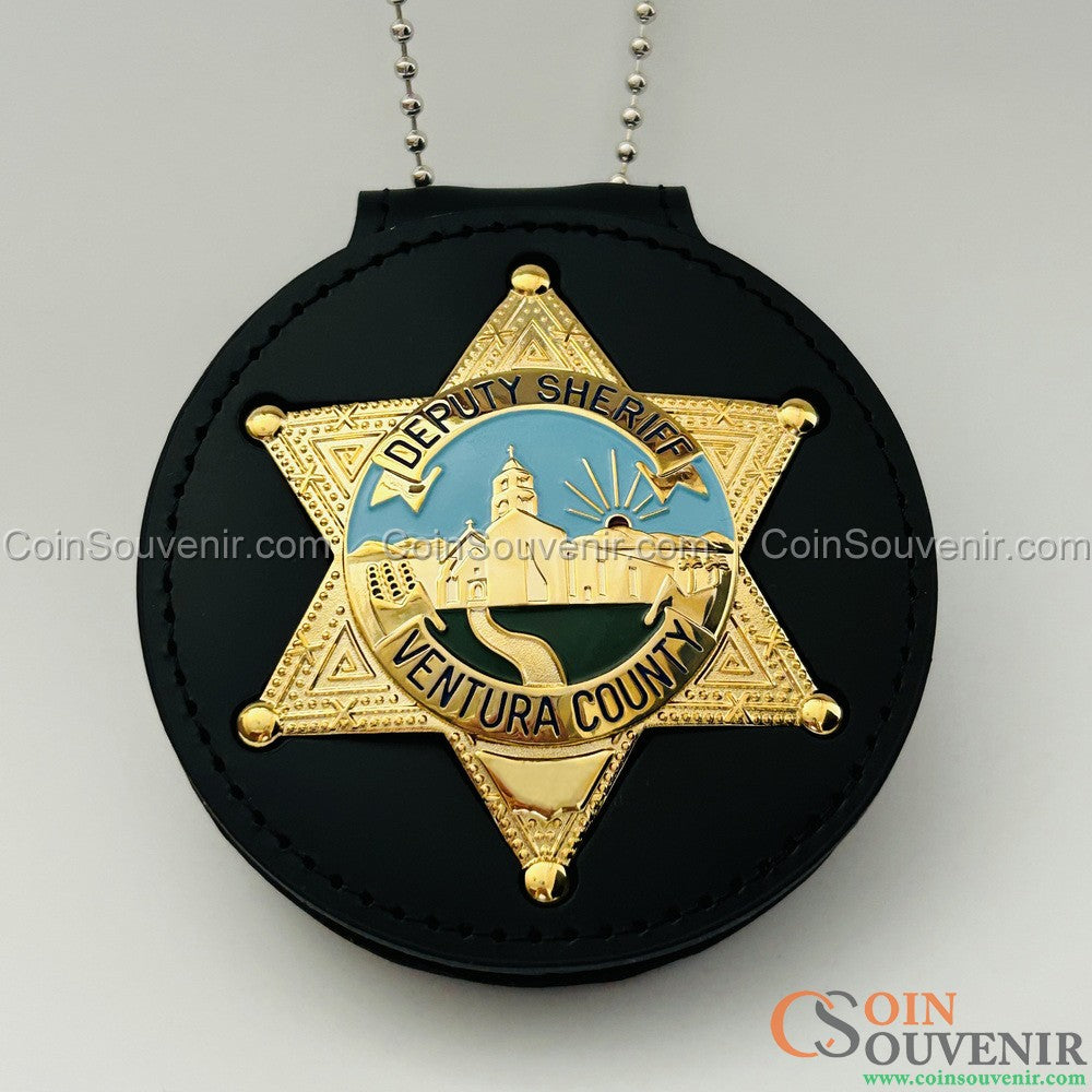 VCSO Ventura County Deputy Sheriff Star Badge Museum Quality