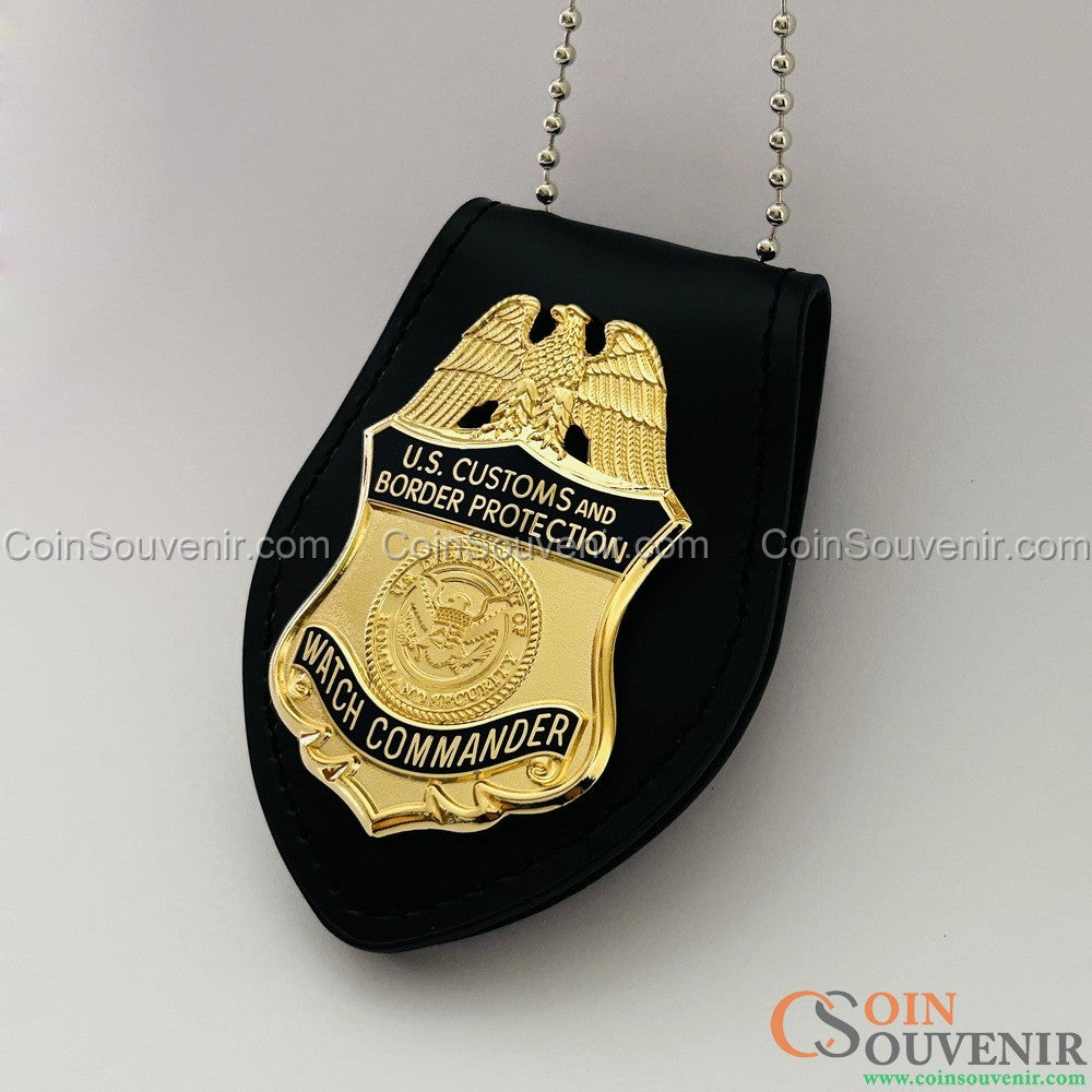 US CBP Watch Commander Badge Premium Enamel Museum Quality