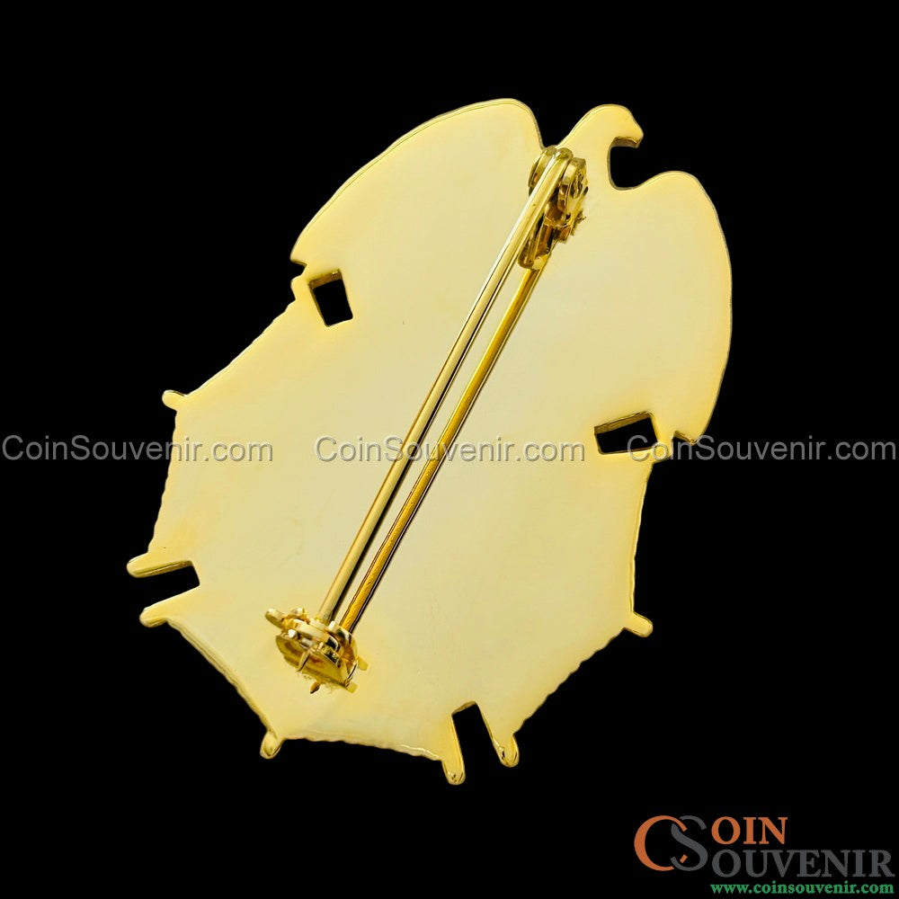 US DEA TFO Task Force Officer Badge Gold