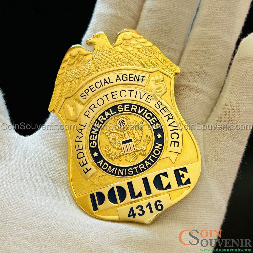 US FPS Special Agent Police Badge #4316