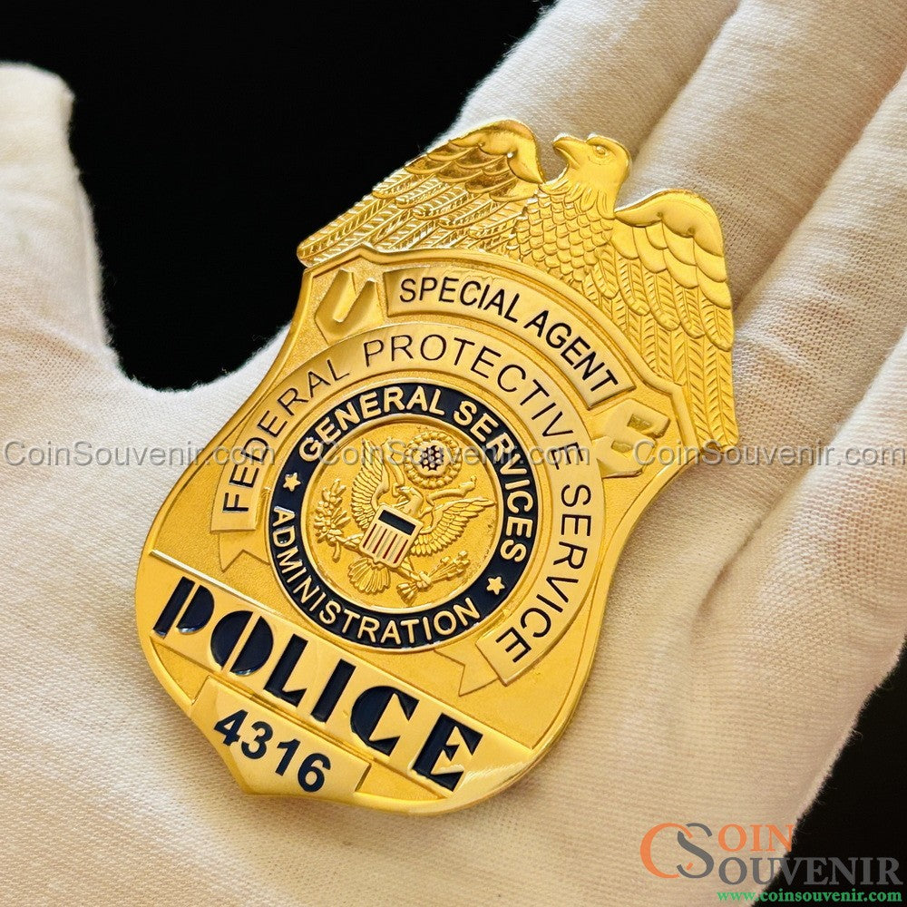 US FPS Special Agent Police Badge #4316