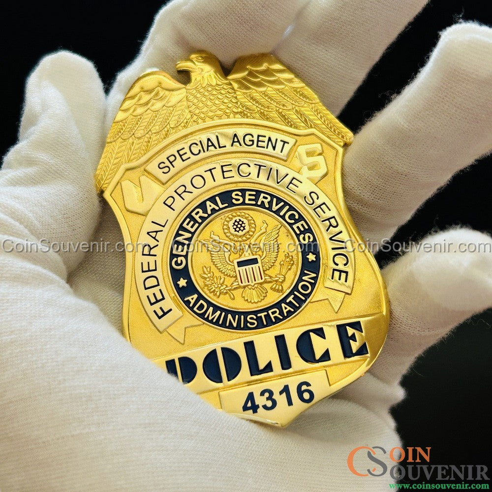 US FPS Special Agent Police Badge #4316