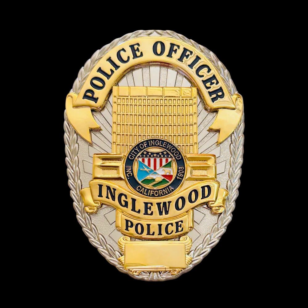 US IPD Inglewood Police Officer Badge