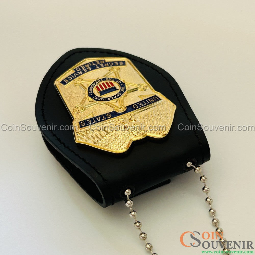 RETIRED USSS U.S. Treasury Secret Service Badge Retirement Gift
