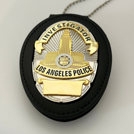 Seltener LAPD Ermittler Los Angeles Polizeiabzeichen Personalisierbare Nummer