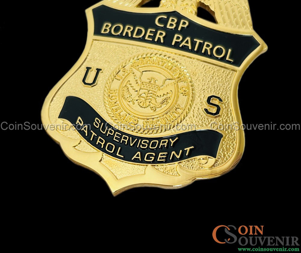 USBP-Abzeichen für leitende Streifenpolizisten der US-amerikanischen Grenzpolizei (CBP)