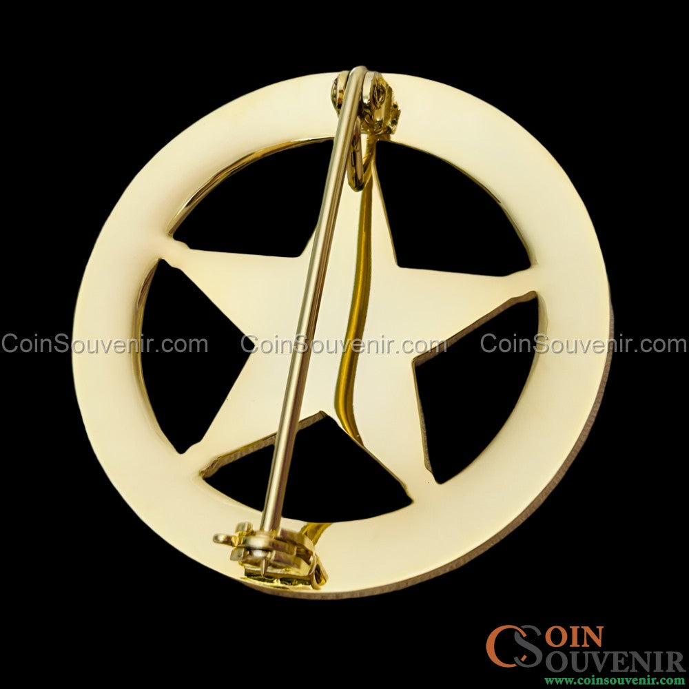 Kenmore Town Marshal Polizeiabzeichen in Gold