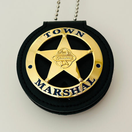Kenmore Town Marshal Polizeiabzeichen in Gold