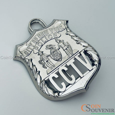 NYPD CCTV Officer Shield New Yorker Polizeiabzeichen Kreatives Ruhestandsgeschenk