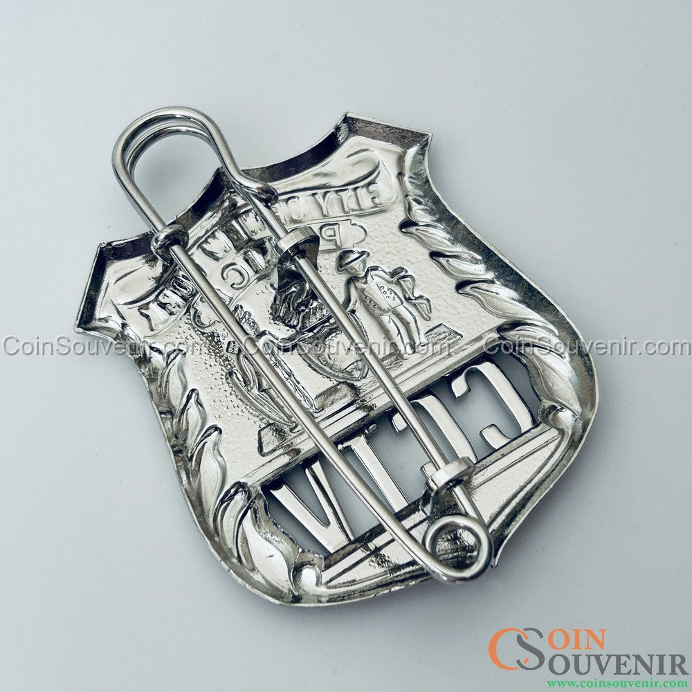 NYPD CCTV Officer Shield New Yorker Polizeiabzeichen Kreatives Ruhestandsgeschenk
