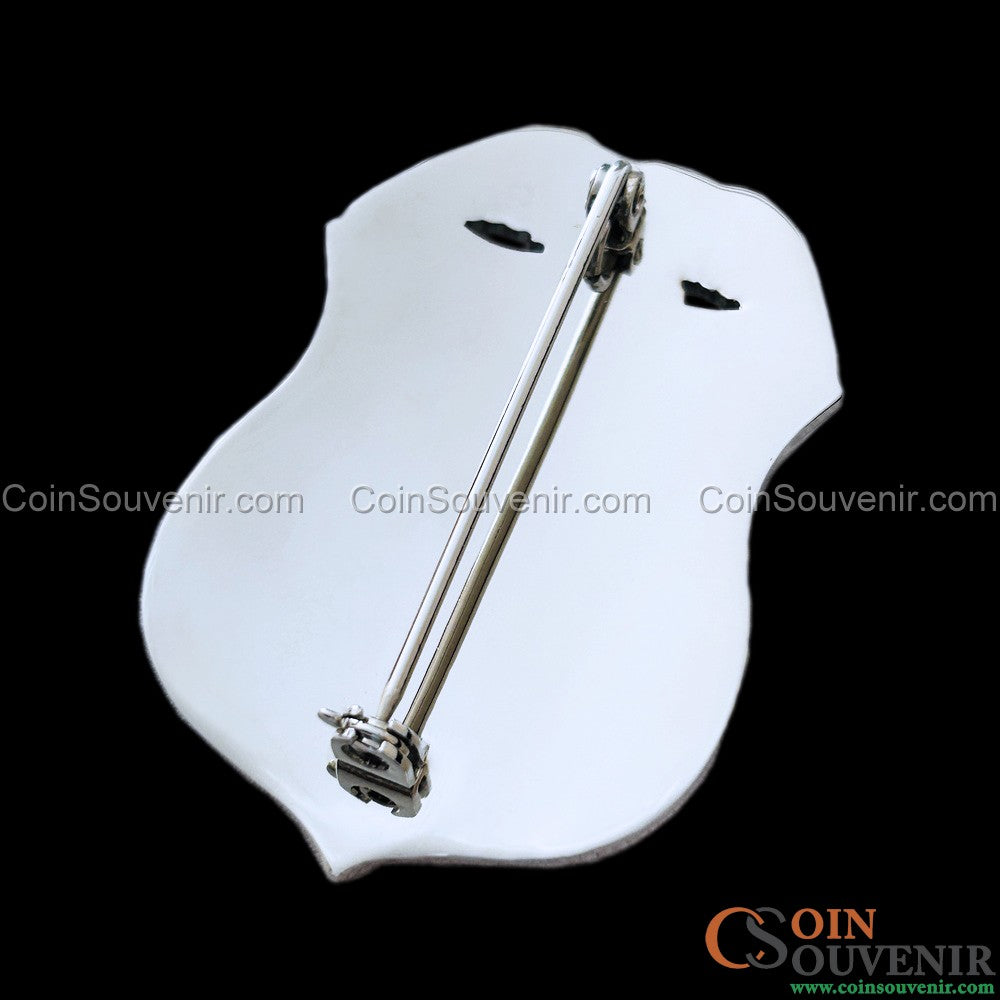 US ICE TFO Task Force Officer Badge Silver