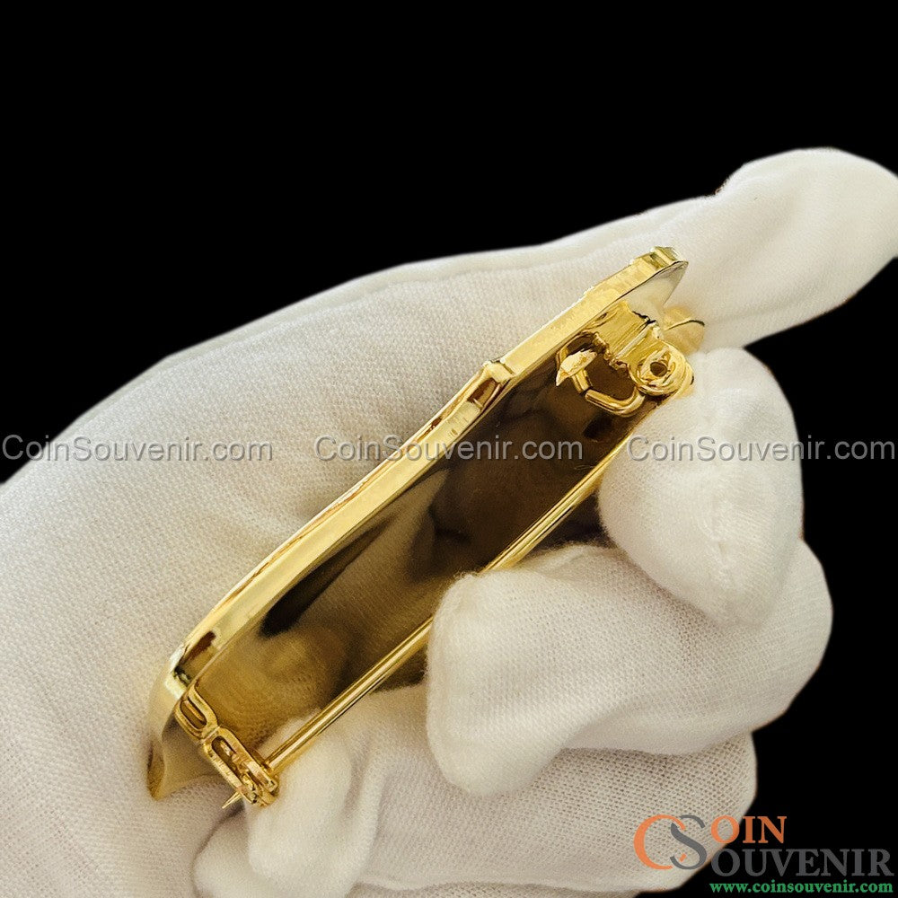 U.S. Customs Treasury Customs Officer Badge MUSEUM QUALITY