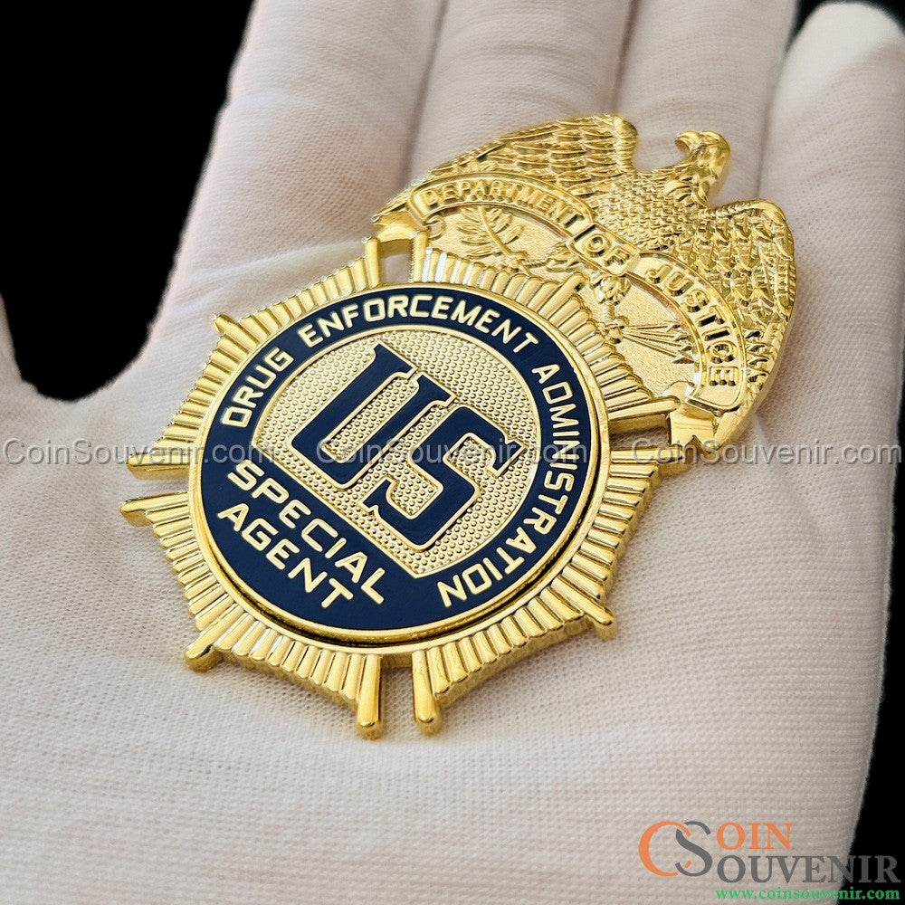 U.S. DEA Special Agent Badge Exact Replica Museum Quality