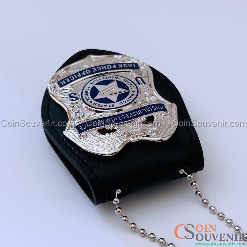 USPIS TFO U.S. Postal Inspection Service Task Force Officer Badge Silver