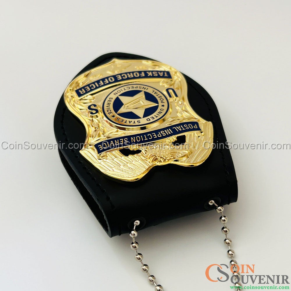USPIS TFO U.S. Postal Inspection Service Task Force Officer Badge Gold