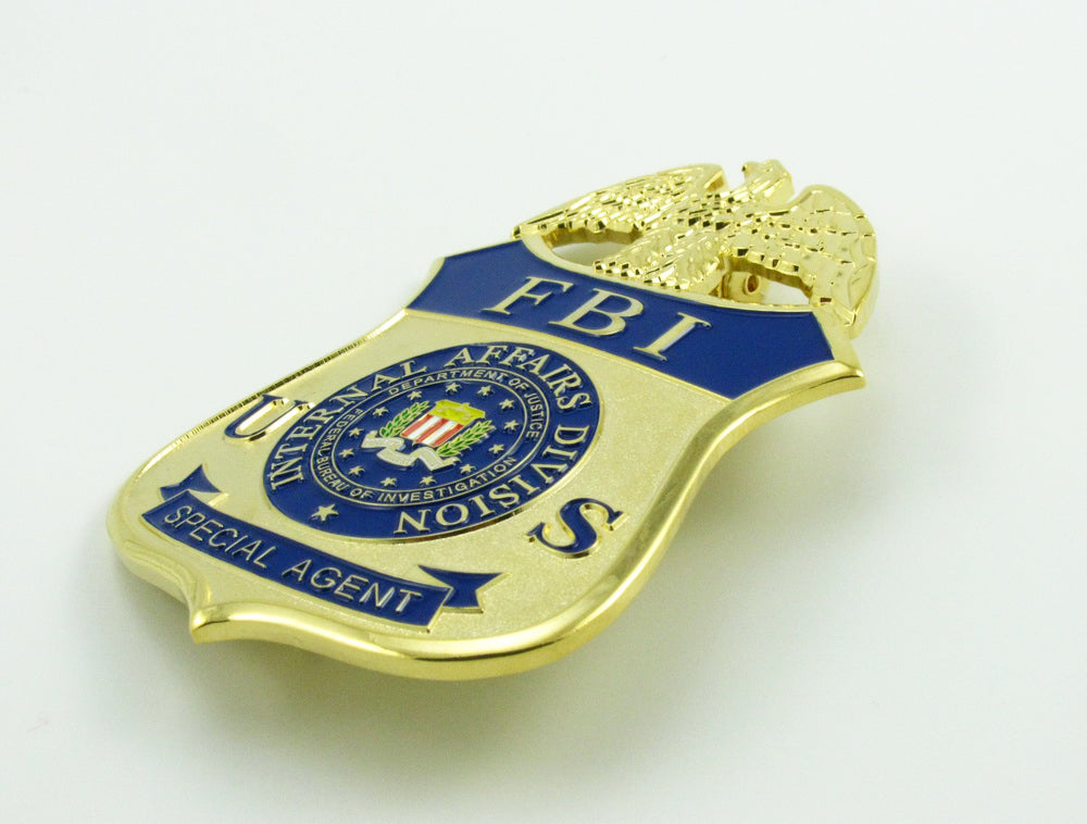 3 FBI U.S. Federal Bureau of Investigation Badges Set