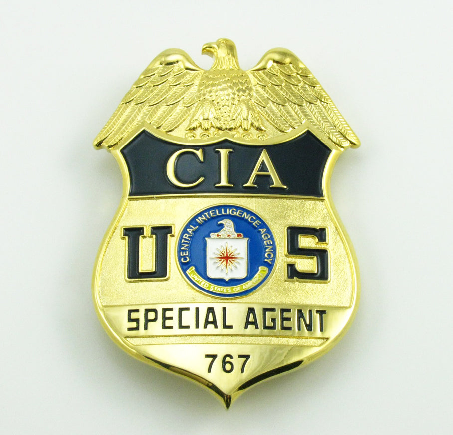 5 CIA U.S. Central Intelligence Agency Badges Set