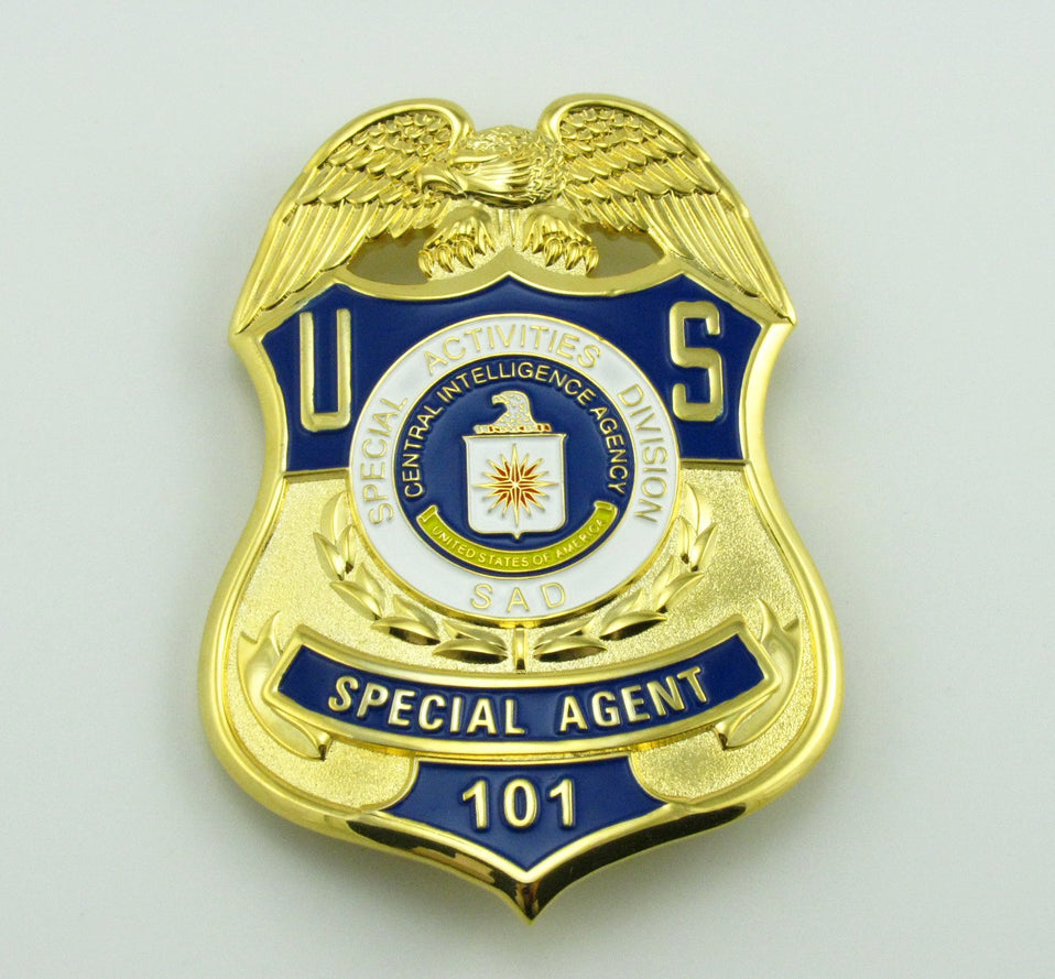 5 CIA U.S. Central Intelligence Agency Badges Set