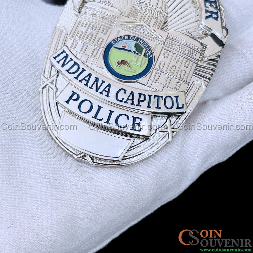 US ISP Indiana State Police Capitol Police Officer Badge