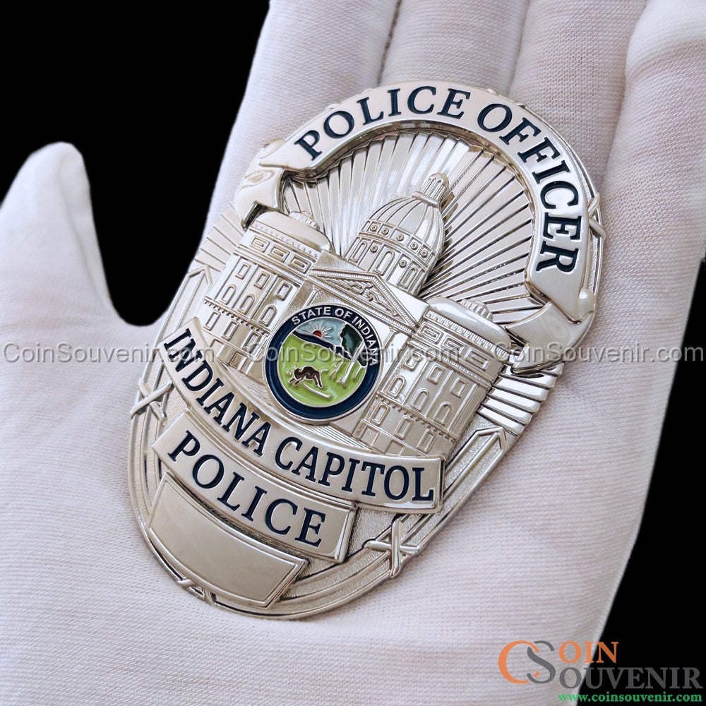 US ISP Indiana State Police Capitol Police Officer Badge