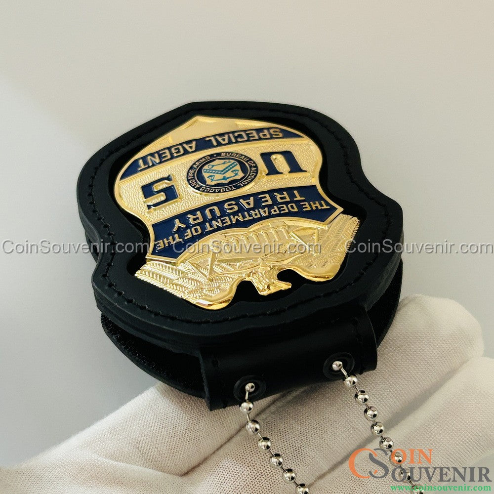 USDT U.S. Department of Treasury ATF Special Agent Badge 1972-2002