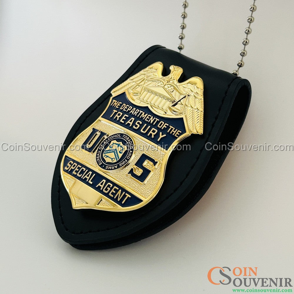 USDT U.S. Department of Treasury ATF Special Agent Badge 1972-2002