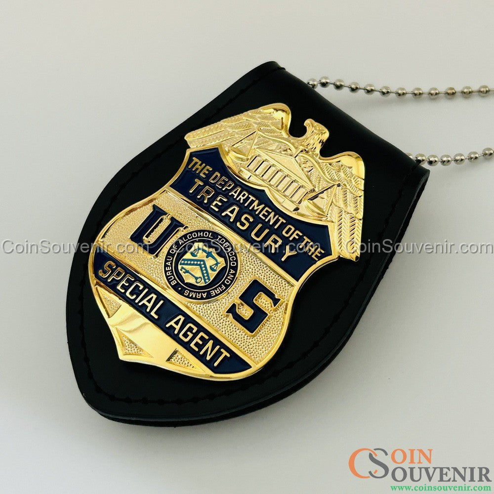 USDT U.S. Department of Treasury ATF Special Agent Badge 1972-2002