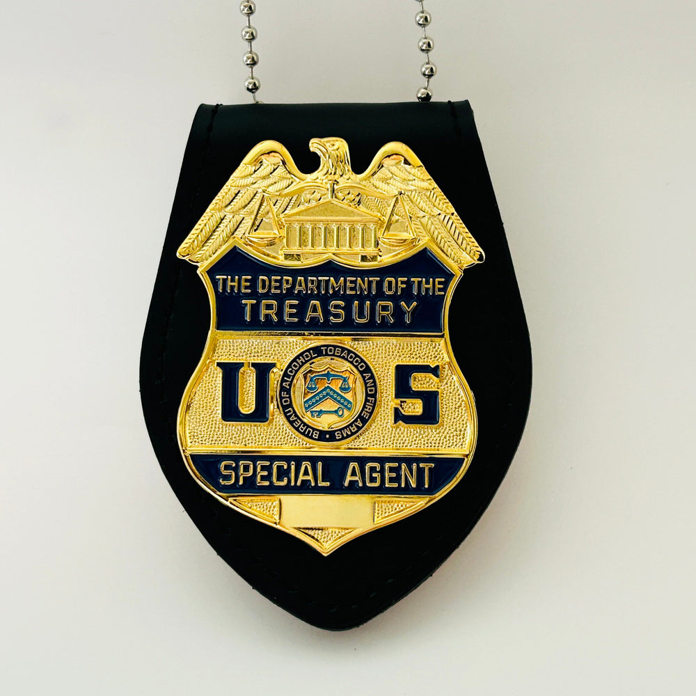 USDT U.S. Department of Treasury ATF Special Agent Badge Wallet Clip Back