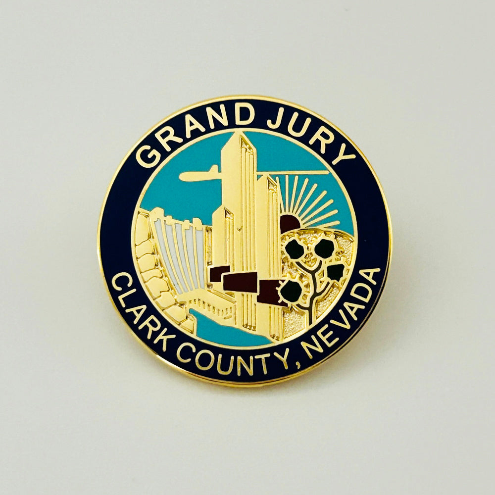 Grand Jury Clark County Nevada Lapel Pin