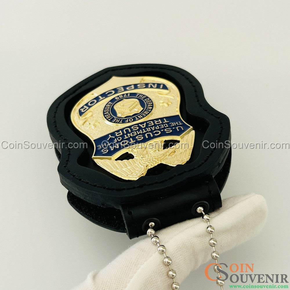 U.S. Customs Treasury Inspector Badge MUSEUM QUALITY