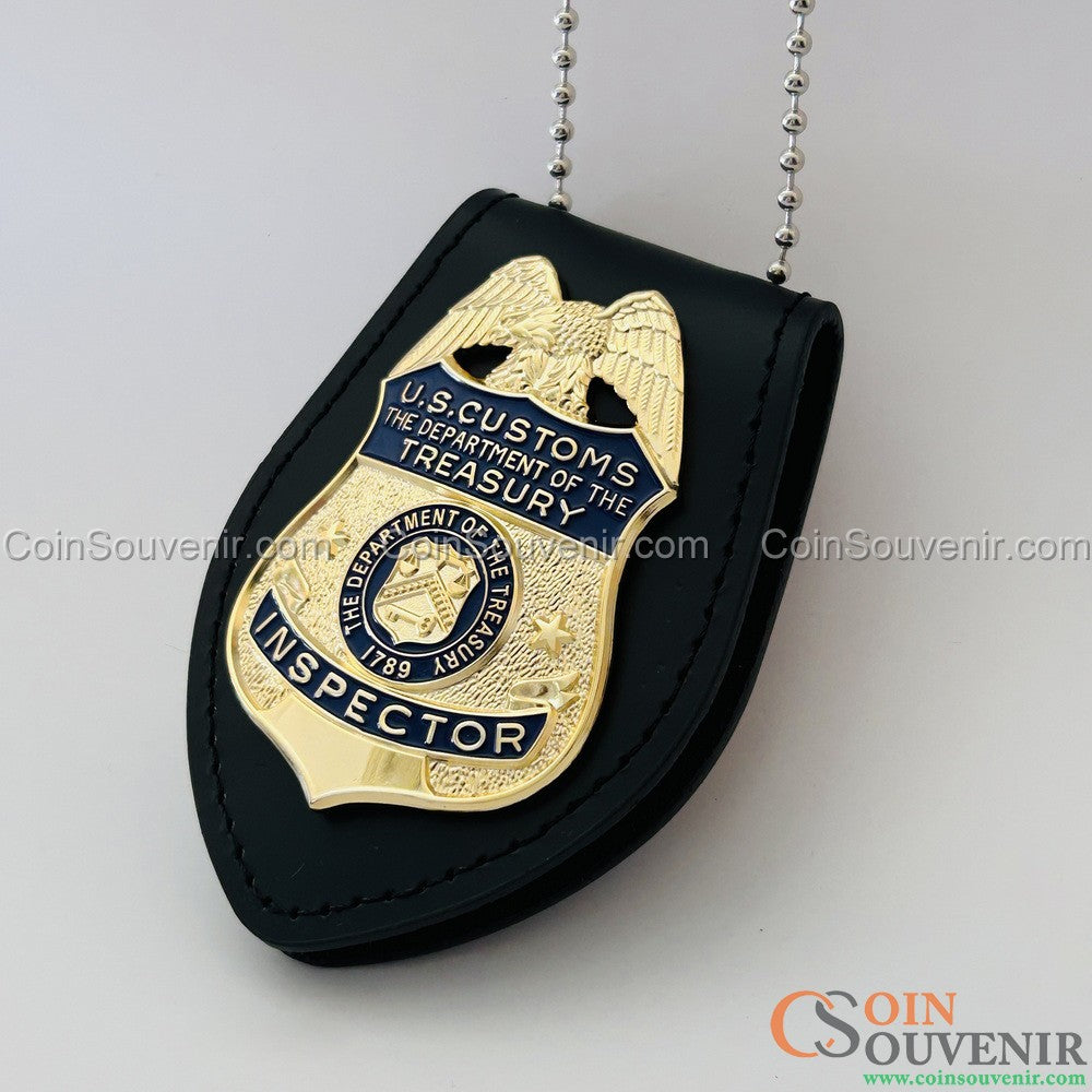 U.S. Customs Treasury Inspector Badge MUSEUM QUALITY