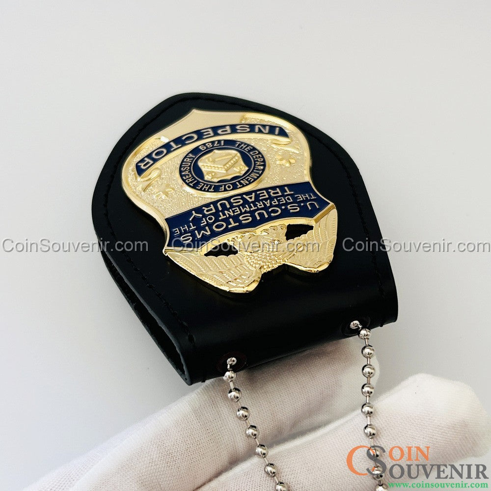 U.S. Customs Treasury Inspector Badge MUSEUM QUALITY