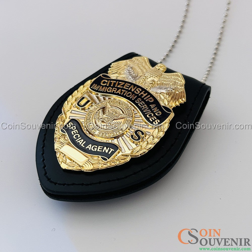 USCIS Citizenship and Immigration Services Special Agent Badge Museum Quality