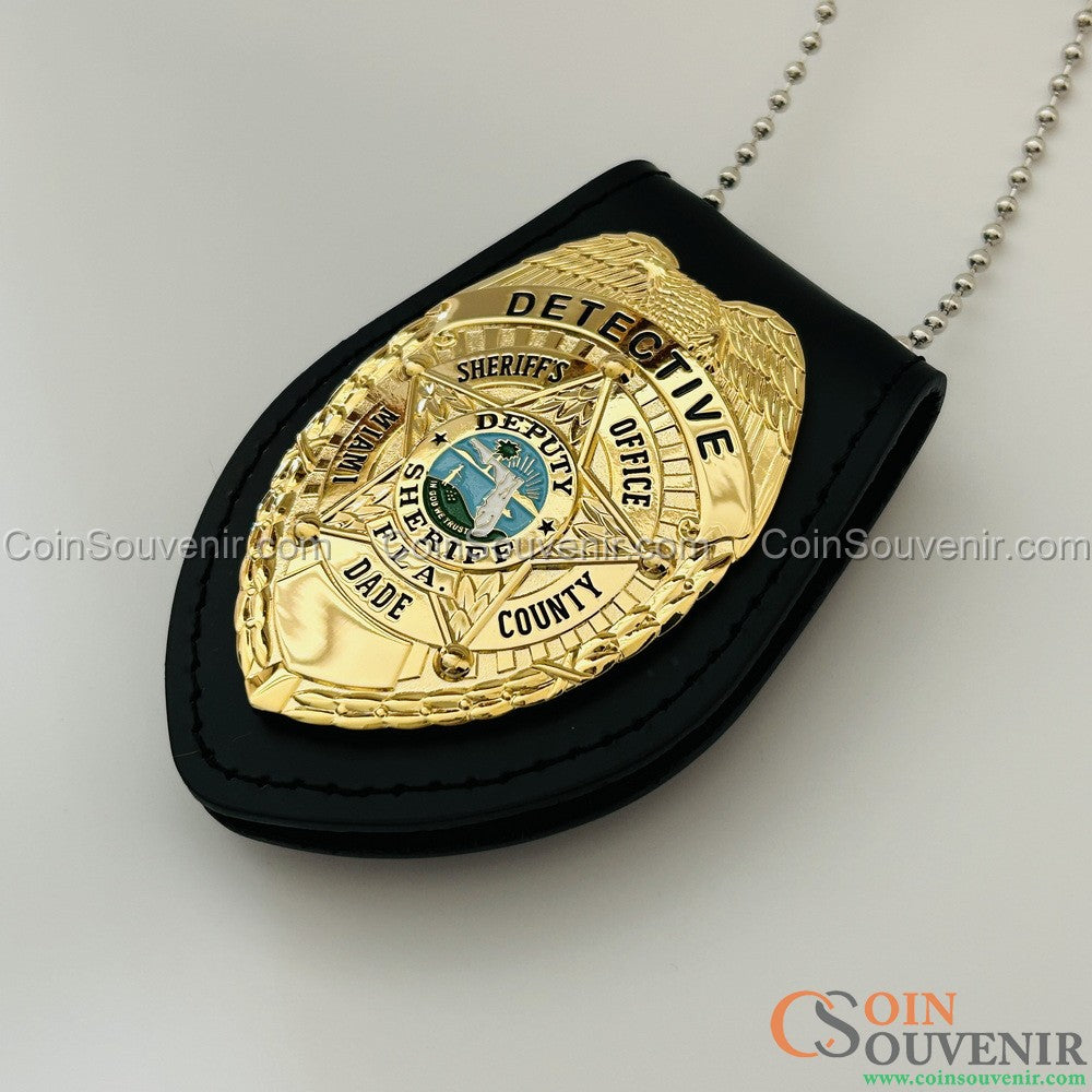 MDSO Detective Miami Dade Sheriff’s Office Badge