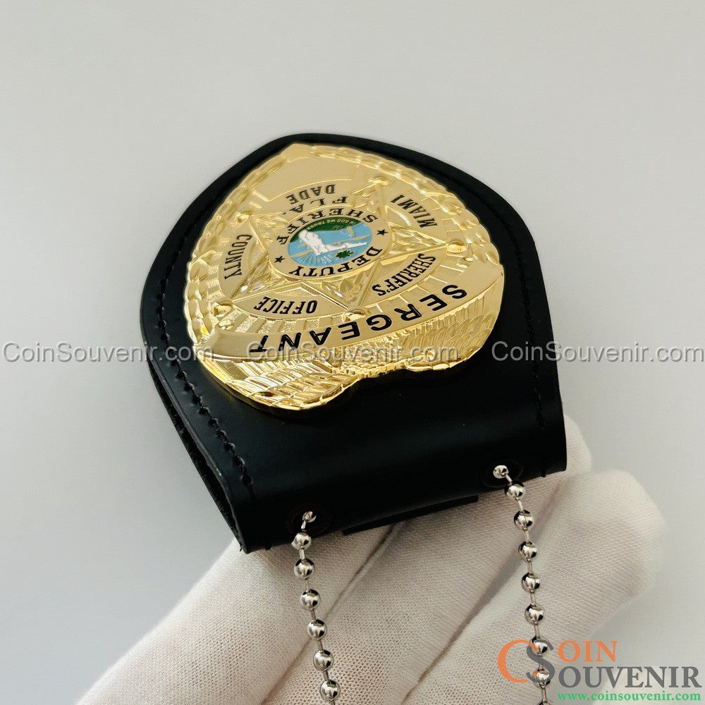 MDSO Sergeant Miami Dade Sheriff’s Office Badge Miami Vice