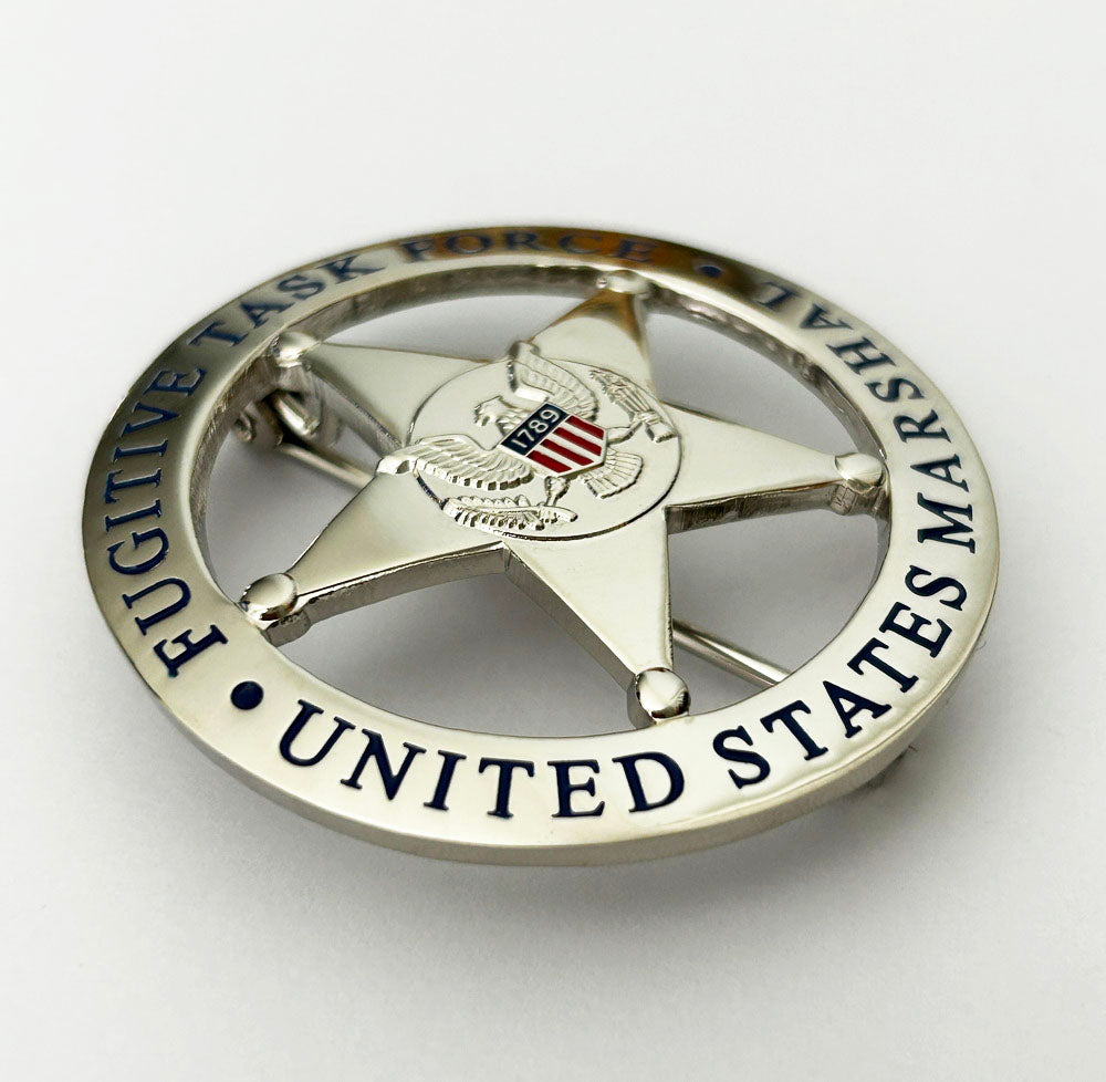 US Marshal Fugitive Task Force USMS FTF Badge Replica Movie Prop