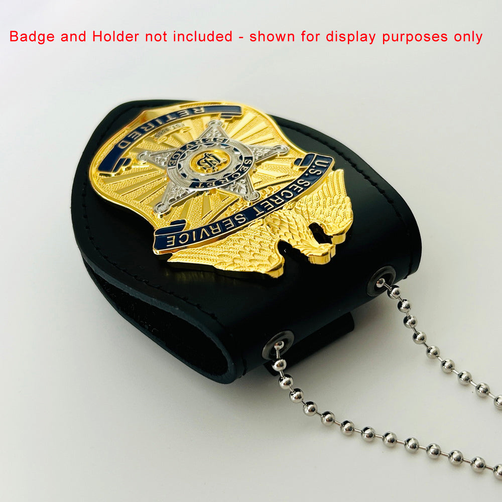 35.5" Long Chain Necklace 304 Stainless Steel Ball Bead Chains For Badge Holder